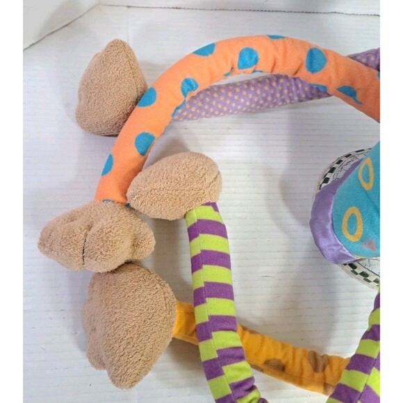 Manhattan Toy Monkey Jester 30" Plush Hand Puppet Magnetic Hands Feet Polka Dots - Picture 6 of 8